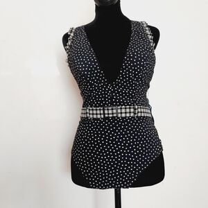 Skinny Dippers One-Piece Ruffled Sleeves Sz-S NWT